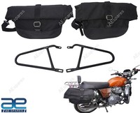 Weich GepäCktasche Beutel Mit Halterung Schienen FüR Royal Enfield Interceptor &