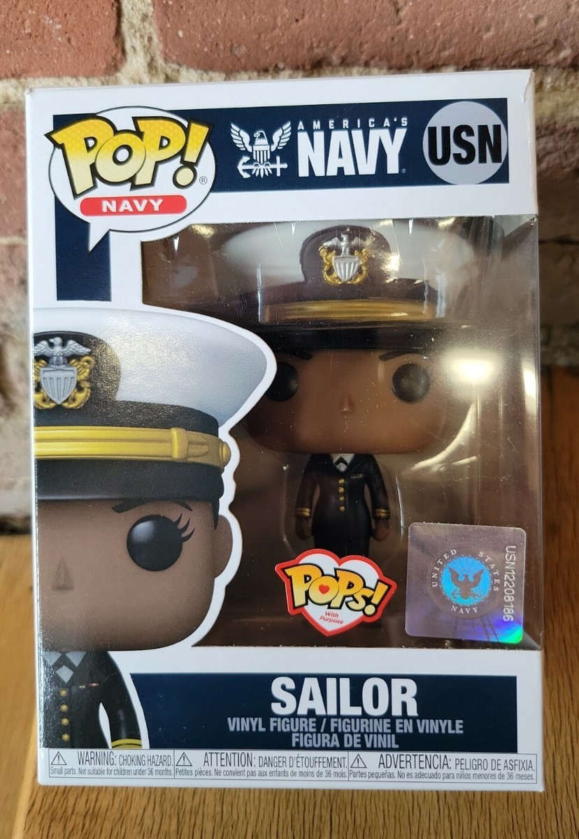 funko pop marine dress blues Military U.S. Navy Product Features 3.75 inches (9.5cm) Made of vinyl Urban stylized design Comes in window Marine Dress Blues Funko