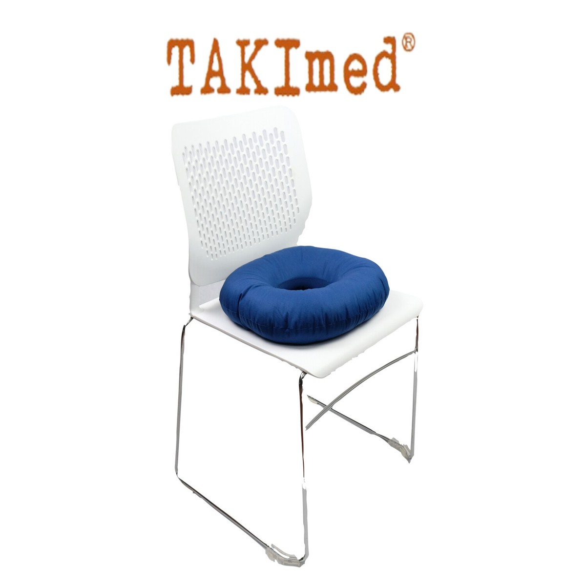 Cuscino Antidecubito TAKImed - In Fibra Cava Siliconata, 42x42cm, Per Sedie, Auto E Carrozzine - Foto 3