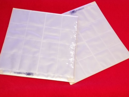 Stampin’ Up Page Protectors 8x8 Divided 2pks = 20 pcs Scrapbook Stamp Storage