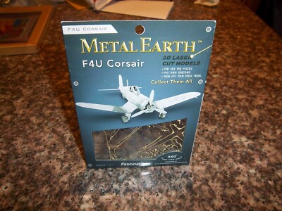 Metal Earth - F4U Corsair Plane - 3D Laser Cut Metal Model Kit New