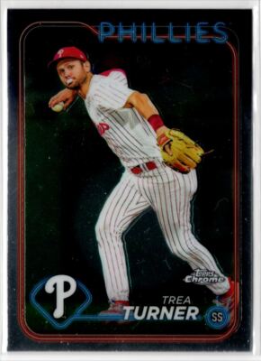 2024 Topps Chrome Trea Turner Philadelphia Phillies #169