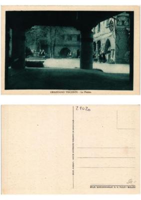 CPA AK GRAZZANO Visconti La Piazza ITALY (546561)