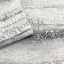 Muriva Semper Silver Grey Horizontal Marble Ombre Wave Wallpaper 189501