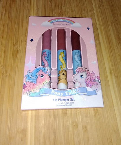 My Little Pony "Pony Talk" Lip Plumper Set Beauty Creations Strawberry Scented - Picture 10 of 12