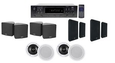 Technical Pro H12X500UBT 6-Zone Home Theater Receiver Cube Wall Ceiling Speakers