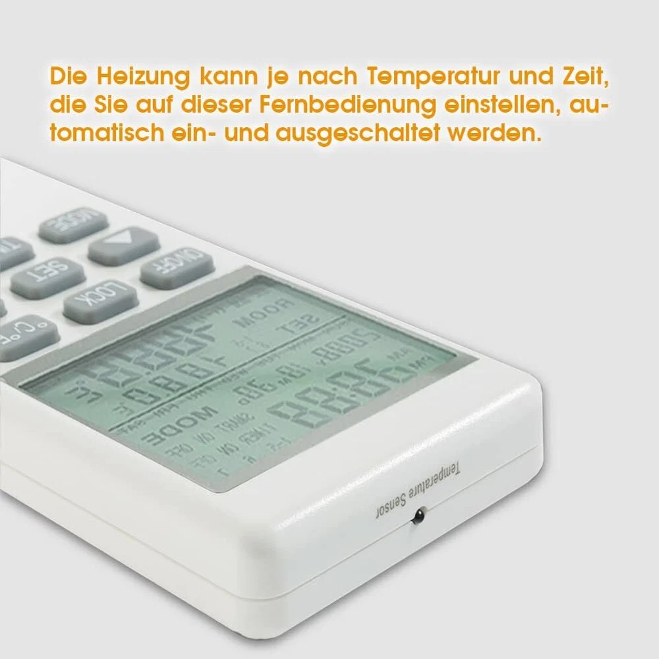 860 Watt Deckenmontage Infrarotheizung mit Thermostat Elektroheizung Heizkörper - Bild 4 von 4