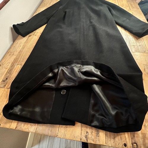 Jones New York Black Women's Trench Coat 6P Women's Black Winter Coat - Used - Picture 8 of 15