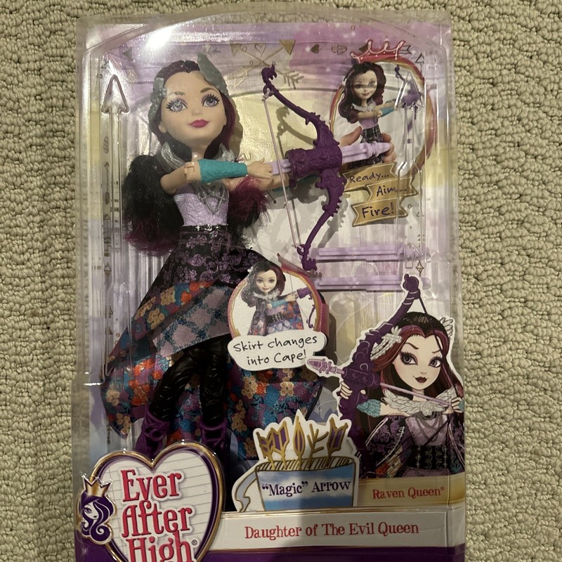 New Ever After High Magic Arrow Raven Queen Daughter Of The Evil Queen Doll