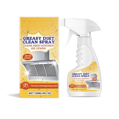 Clean Up Kitchen Oil Stains Heavy Duty Kitchen Degreaser Spray 120ml NEW~~!