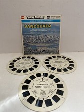 VIEW-MASTER vintage SET of 3 REELS Vancouver British Columbia GAF Packet A 012 C