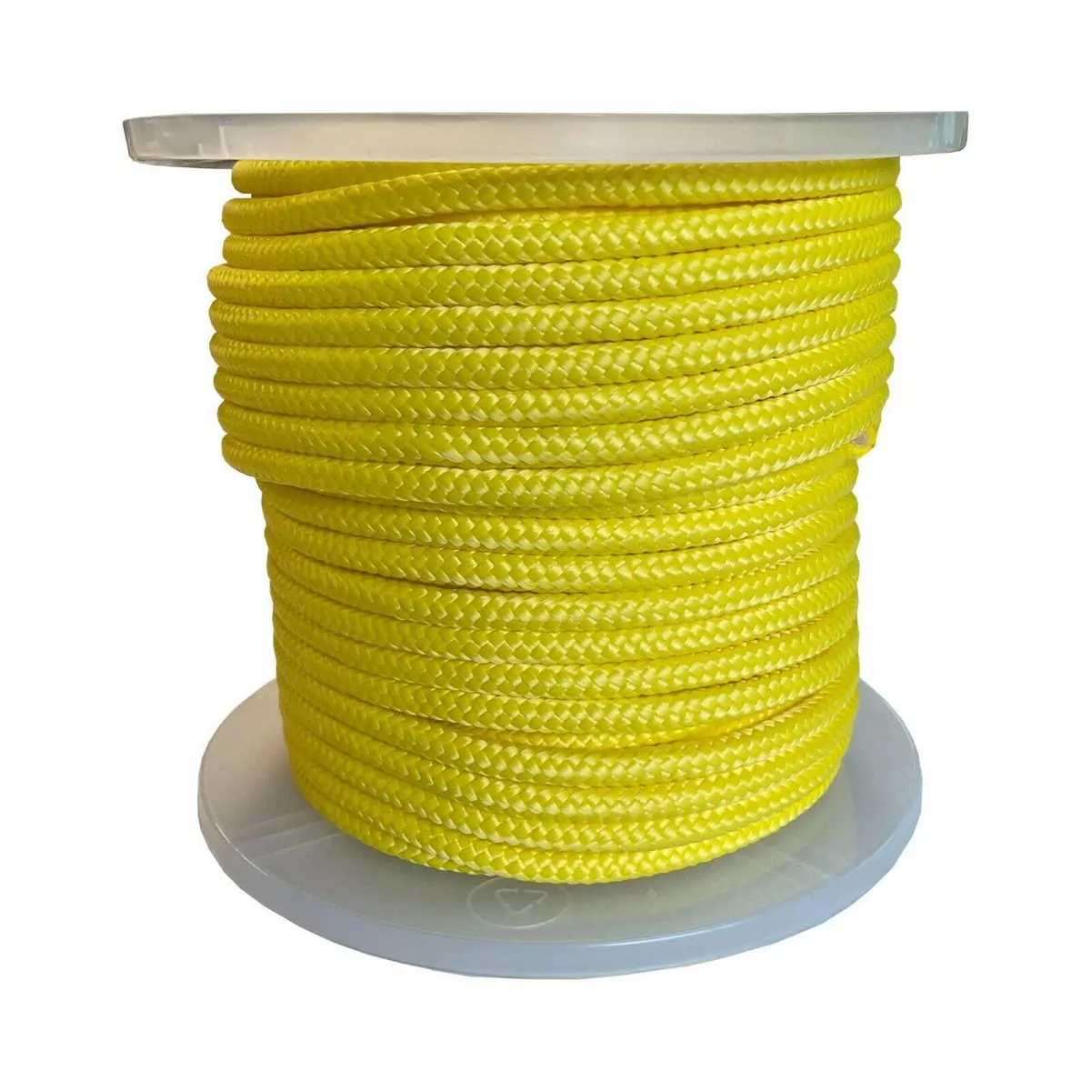 65 metres 10mm YELLOW KERNMANTLE BRAIDED POLYPROPYLENE ROPE marine mooring  boat