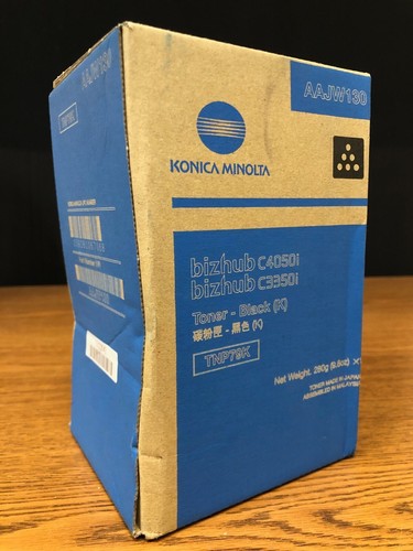 Genuine Konica Minolta AAJW130 Black Toner Cartridge - Picture 2 of 2