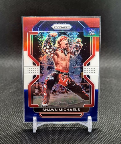 2022 Prizm WWE Shawn Michaels The Heartbreak Kid Red White Blue Prizm - Picture 1 of 2
