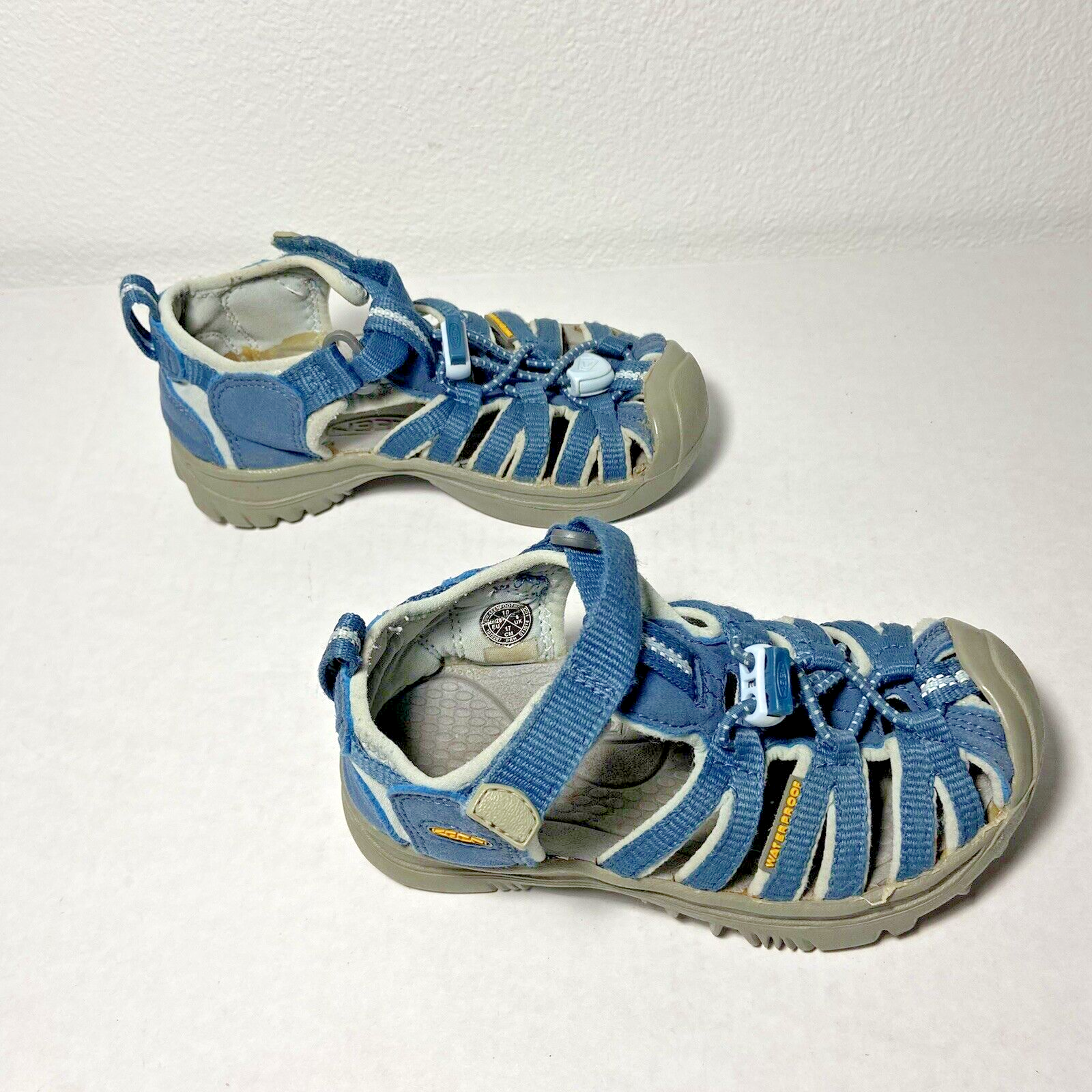 Sandali da trekking bambini KEEN taglia 10 Newport H2 blu impermeabili outdoor punta chiusa