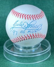 SANDY ALOMAR JR AUTOGRAPHED SIGNED OFFICIAL AMERICAN LEAGUE BASEBALL (OAL)
