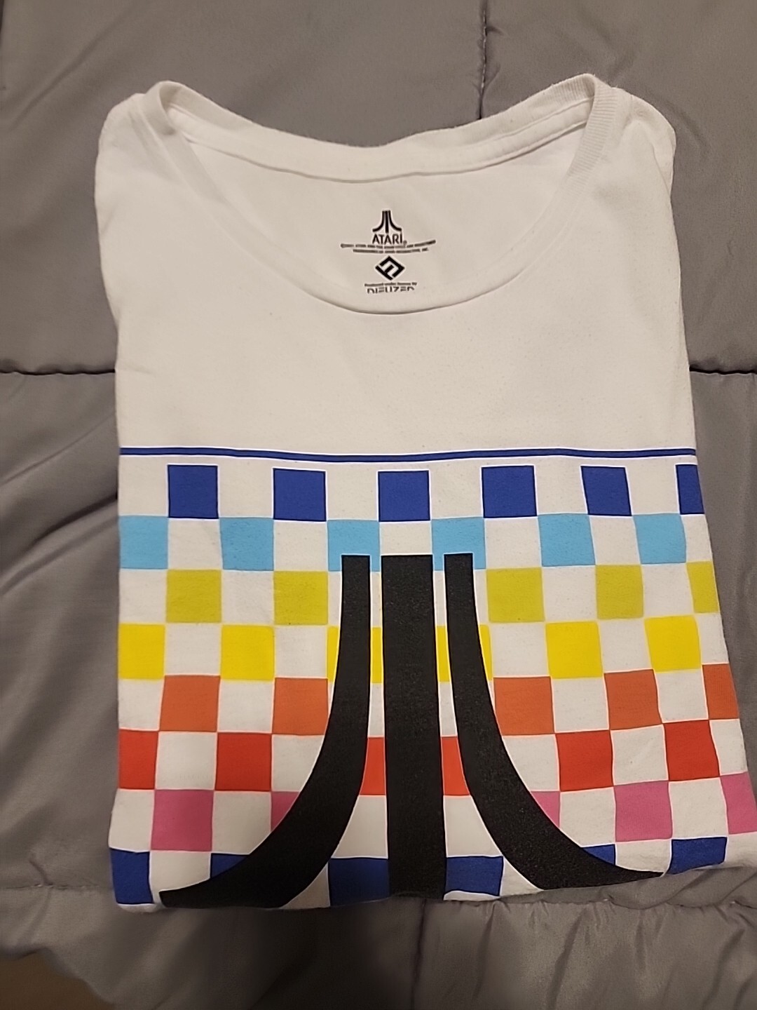 Atari Tshirt Size Medium Single Stitch  White/Mul… - image 8