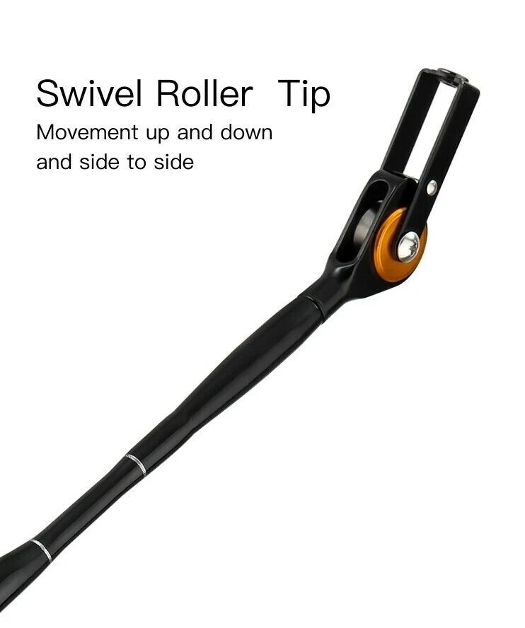 Deep Sea Heavy Roller 5'6" 80-130lb Overhead Game Fishing Bent Butt Trolling Rod — 第 2/4 张图片