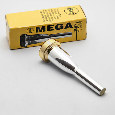 Genuine Bach Megatone 6 Gold Rim Trumpet Mouthpiece 10