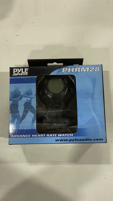 PHRM28 Heart Rate Monitor Watch Running Sensor Training Zones Calorie Counter