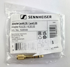 Genuine SENNHEISER ADAPTER Plug - 1/4" Adapter 1/8 to 1/4