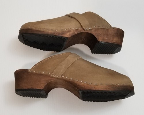 Lotta From Stockholm Swedish Classic Clogs - braun geöltes Nubukleder Gr. 40 /9 - Bild 7 von 14