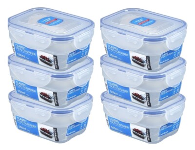 LocknLock: 6x Dose inneinander stapelbar 550ml (HPL311/6)