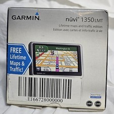 Garmin nuvi 1350 LMT 4.3" Touchscreen GPS Navigator With Accessories Works Bc