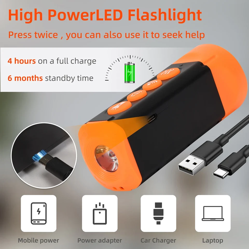 2025 Smart Ultrasonic Dog Trainer – 4X Speaker Anti-Bark Repeller - Image 4 of 4