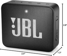 JBL GO2 - Waterproof Ultra Portable Bluetooth Speaker - Black