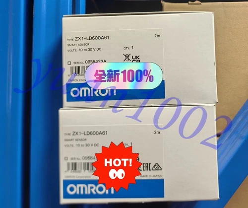 1PCS NEW Omron ZX1-LD600A61 2M Laser sensor Fast FedEx or DHL
