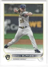 2022 Topps #240 Corbin Burnes Milwaukee Brewers
