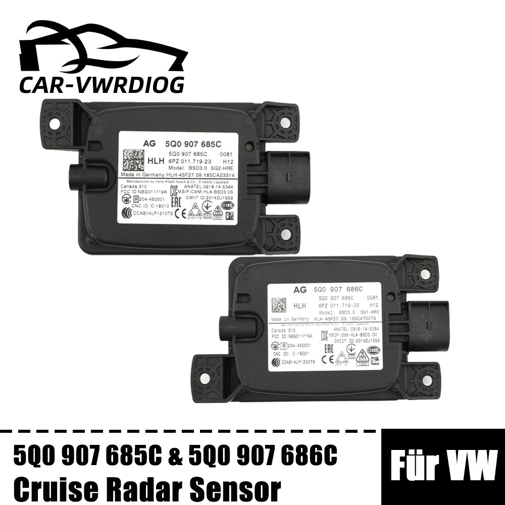 Auto Ersatz Cruise Control Distanz Radarsensor 5Q0907686C Für VW 