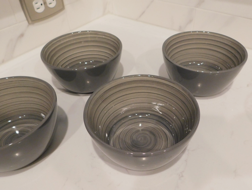 Threshold Torin Iron Stoneware Soup/Cereal Bowl 6 1/4” FOUR - Excellent