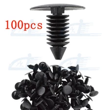 100 Clips Rivets Fastener for 8mm Hole Chrysler 6030441 6502078 15958694 3691590