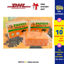 5 X Papaya Soap 135g Original Herbal Vitamin A,C,E Lighten  Repair Acne Skin