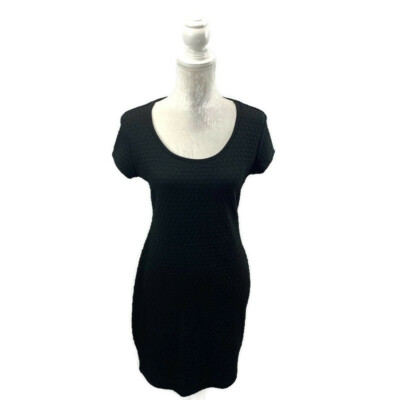 xhilaration bodycon dress Xhilaration Women S Black Green Front Zip Mesh Scuba Style Bodycon Dress 90s Y2K