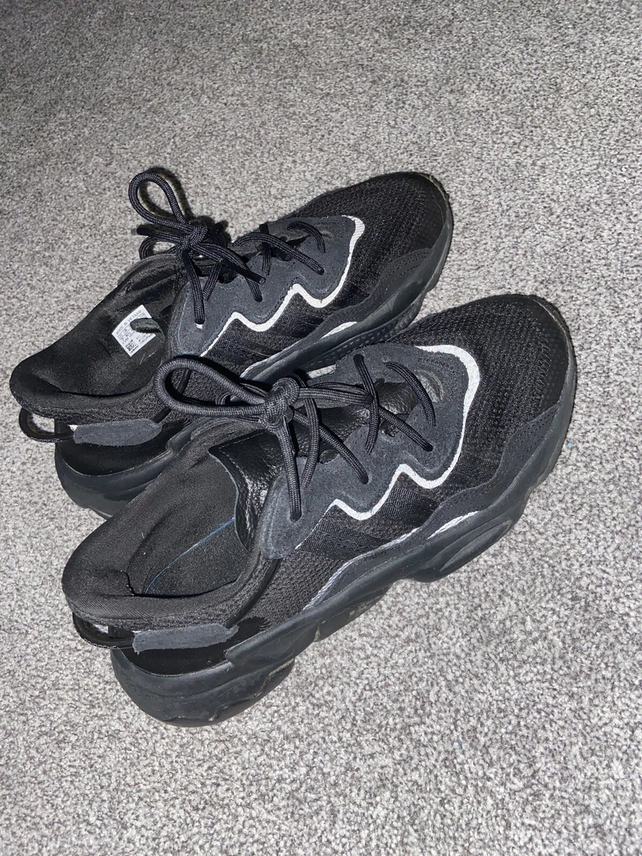 Adidas black 2025 trainers size 6.5