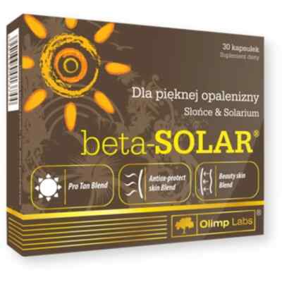 Olimp Beta Solar SCHÖNE 30 Stk. Sonnenschutz Beta-Carotin Hautbräune