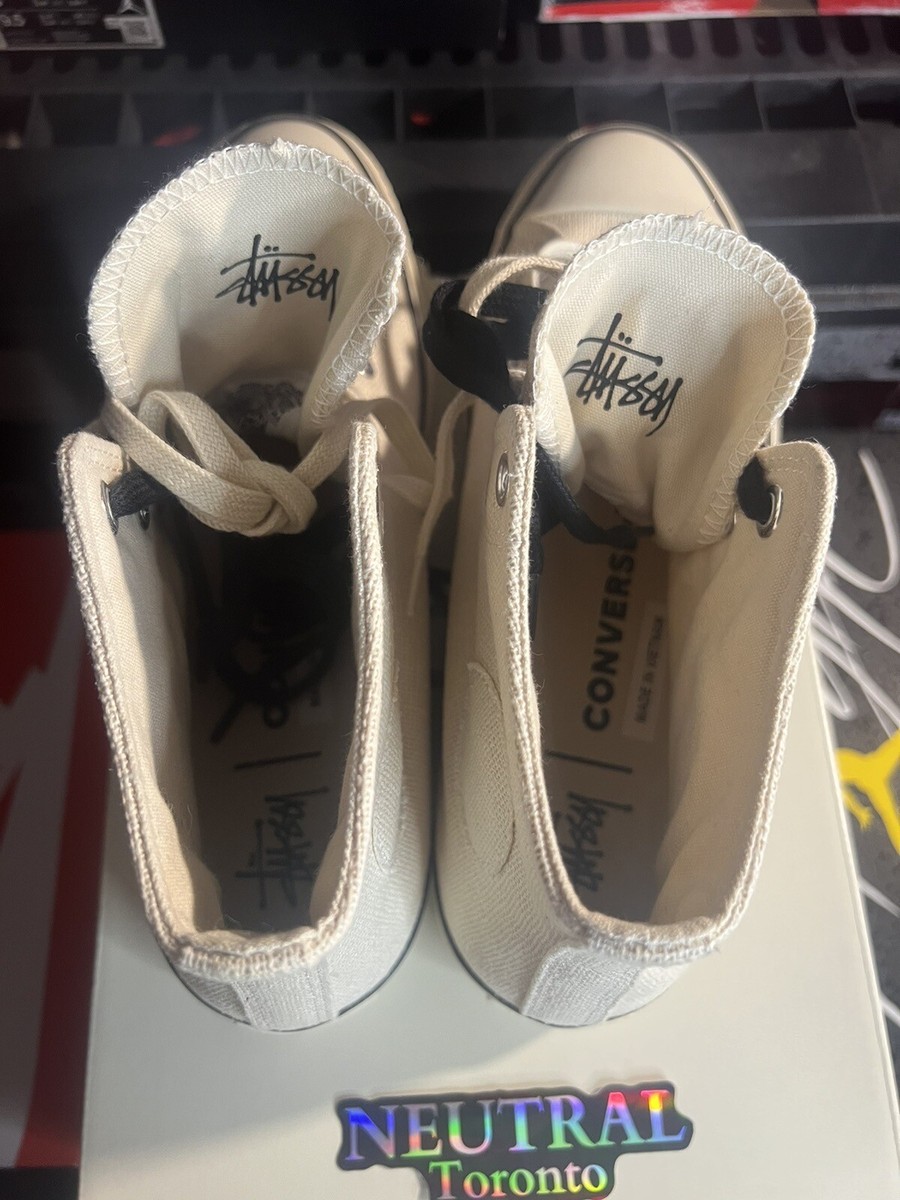 靴 stussy converve 29cm Converse x Stüssy Chuck 70 Black White A01765C Size 10 BRAND