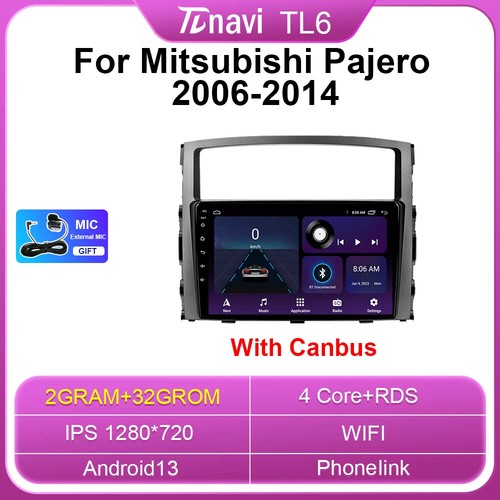 Per Mitsubishi Pajero 4 V80 V90 Android autoradio lettore multimediale schermo GPS - Foto 8 di 40