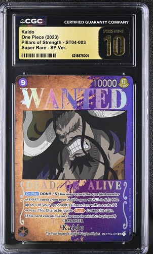 Kaido (Wanted Poster) graded CGC 10 for sale on eBay