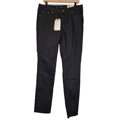 NEW Prana 12 P Kayla High Rise Jean Black Gorpcore Organic Cotton Active Casual