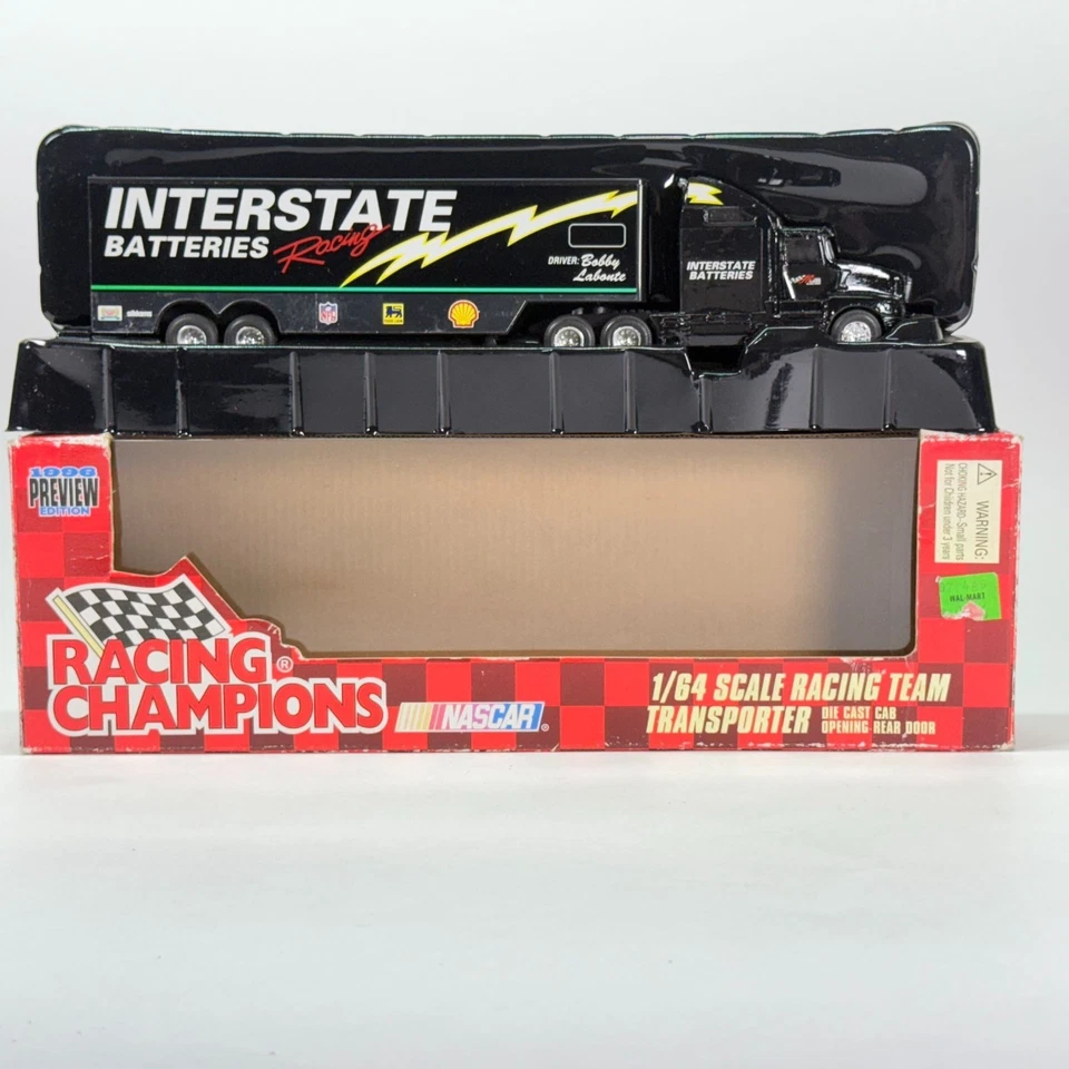 Semirremolque Racing Champions 1:64 baterías interestatales Bobby Labonte Nascar Dieca Foto 2 de 4