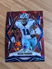 Micah Parsons 2025 Panini Phoenix - Rojo Invierno/399 Dallas Cowboys #84
