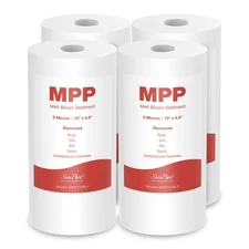 SimPure 5 Micron 10x4.5 Whole House Sediment Water Filter Replacement - 4 Pack