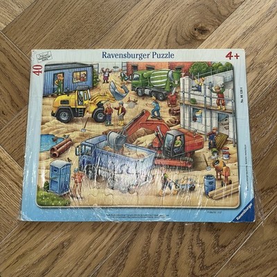 Große Baustellenfahrzeuge. 30-48 Teile Rahmenpuzzle (2016, Game)