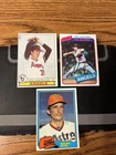 1979, 1980 and 1981 Topps Nolan Ryan - (3) Card  lot EX/NM
