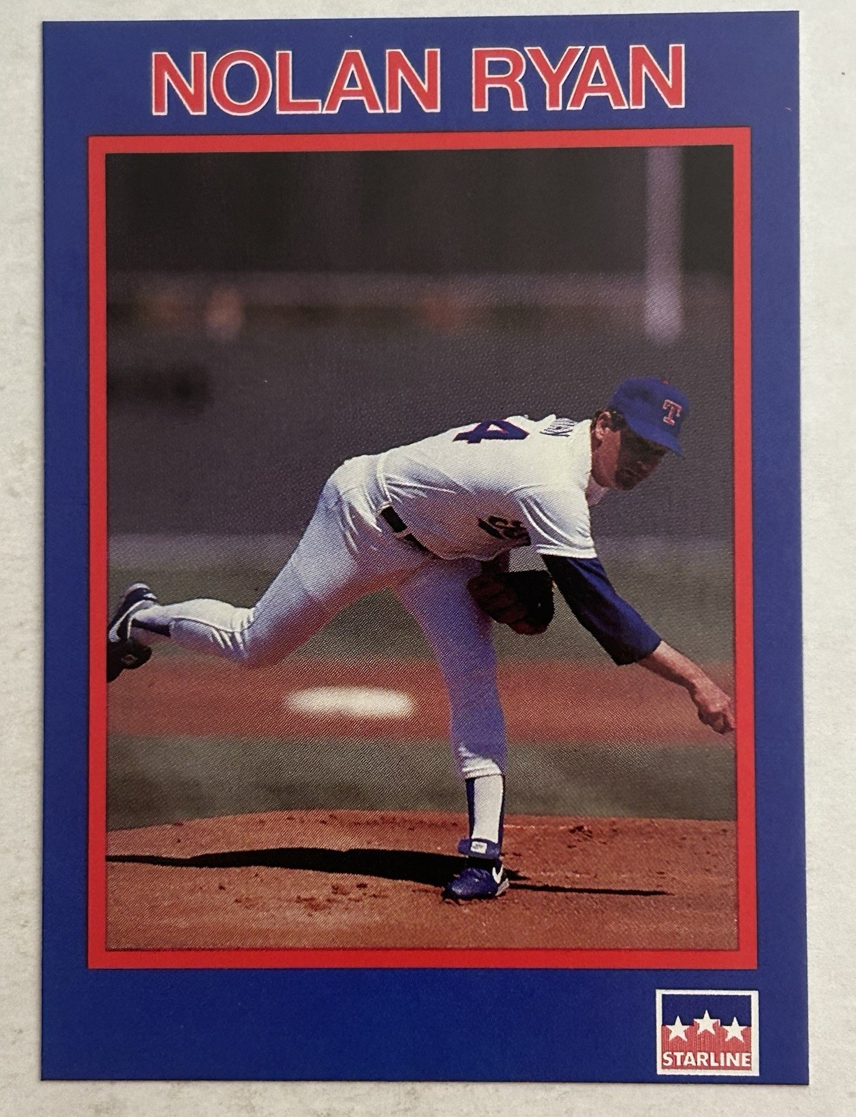 1990 Starline Long John Silver's Nolan Ryan #26 Texas Rangers HOF K5