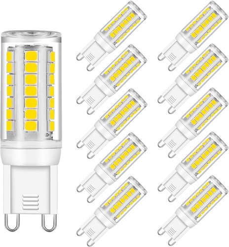 (10 PACK) G9 Dimmable LED BULB 5000k 4W 120v (40W Halogen Bulb Replacement)